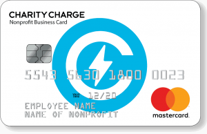 Charity Charge Mock-up of Business Credit Card Front